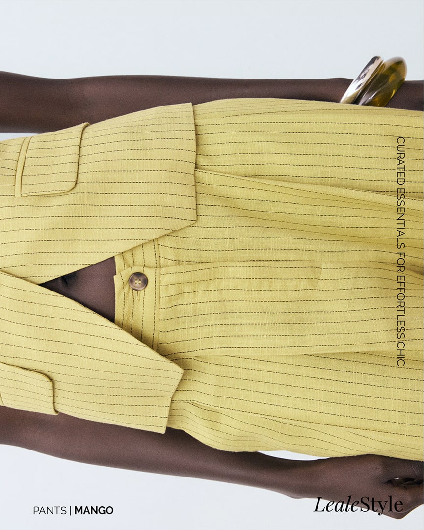 Mango Striped Straight Suit Trousers, tailored office chic trousers for desk to destination outfits
