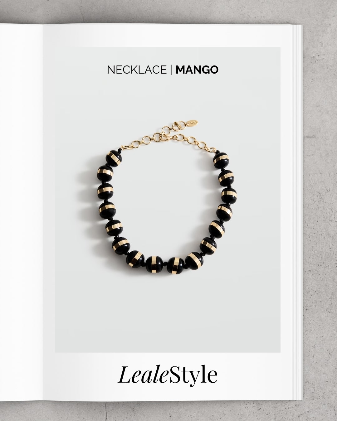 Combined Ball Necklace, minimal statement necklace for quiet luxury accessories and capsule wardrobe looks
