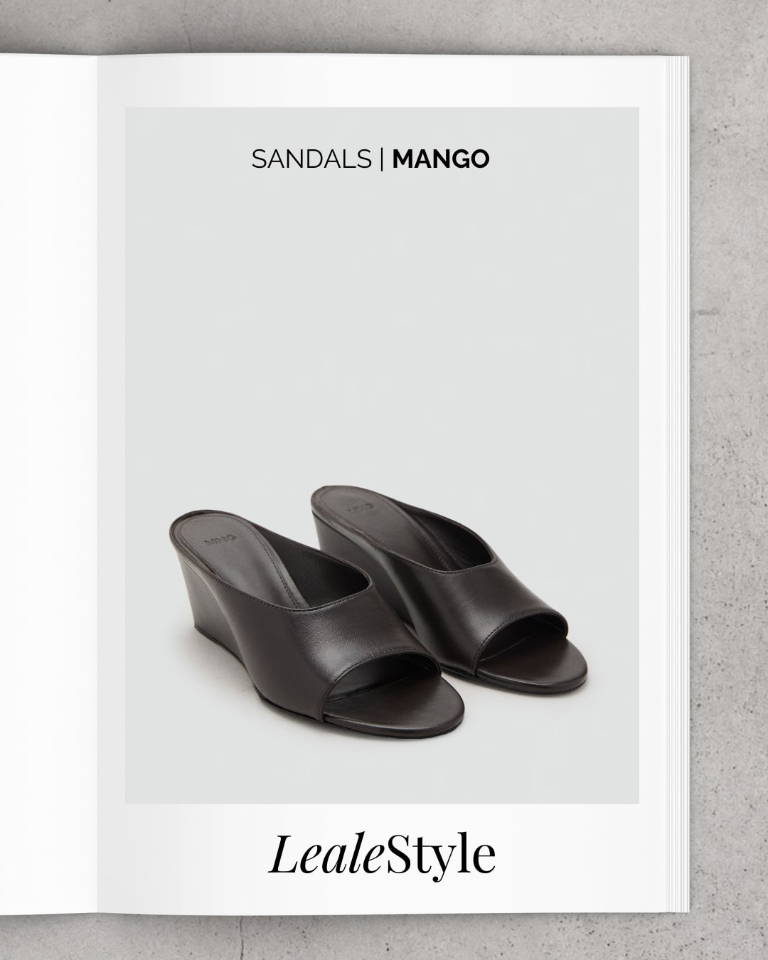 Leather Wedge Sandals, understated leather wedge sandals for effortless style from desk to destination