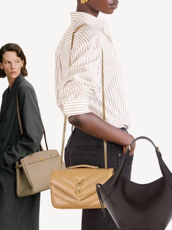 Refined Bags for Monochrome Outfits