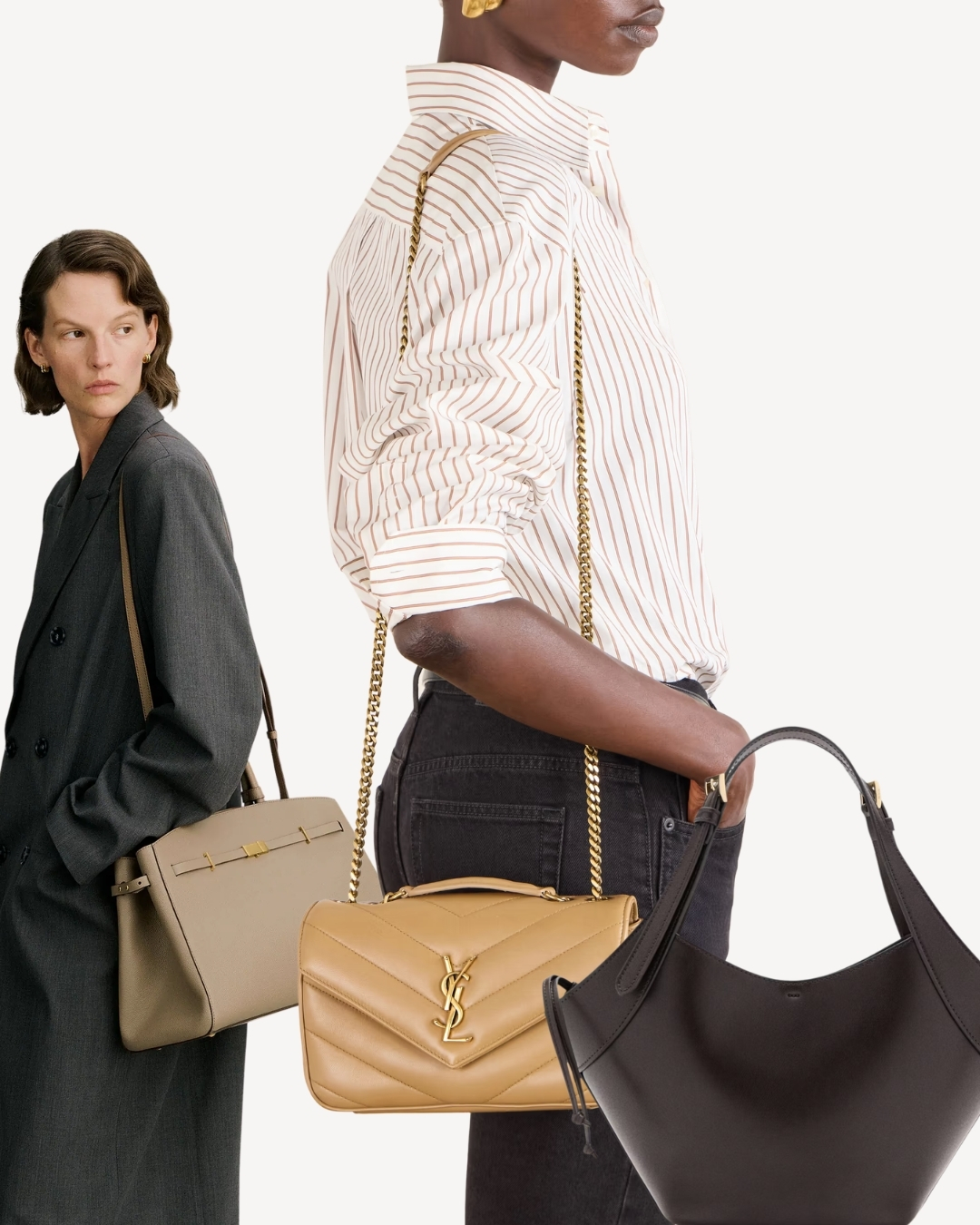 Refined Bags for Monochrome Outfits